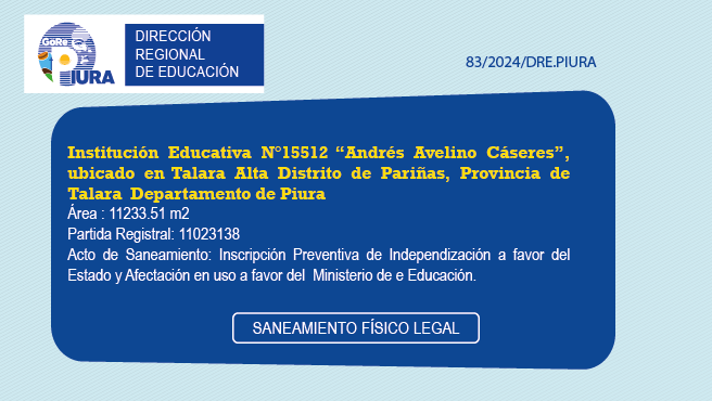 Saneamiento Físico Legal
