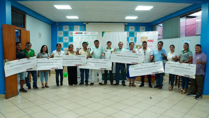 Agrobanco beneficia con S/4.4 millones a ocho asociaciones de pequeños productores de Pichanaqui