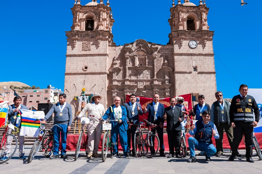 Municipalidad de Puno realiza diversas actividades en celebracion al Día Mundial de la Bicicleta