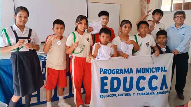 Comuna paiteña capacita a estudiantes y forma equipo de promotores ambientales escolares