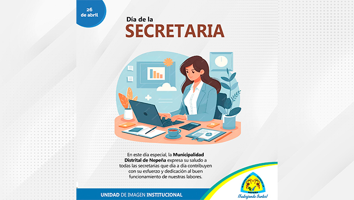 Feliz día de la Secretaria