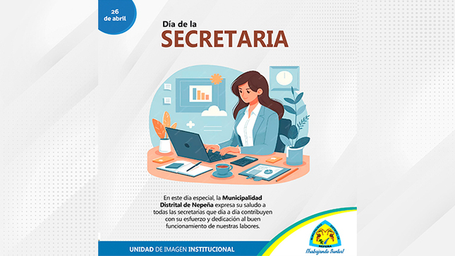 Feliz día de la Secretaria 