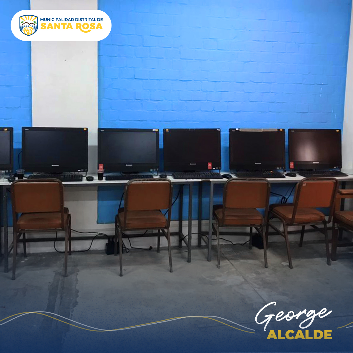 Computadoras destinadas a la educación de los estudiantes.