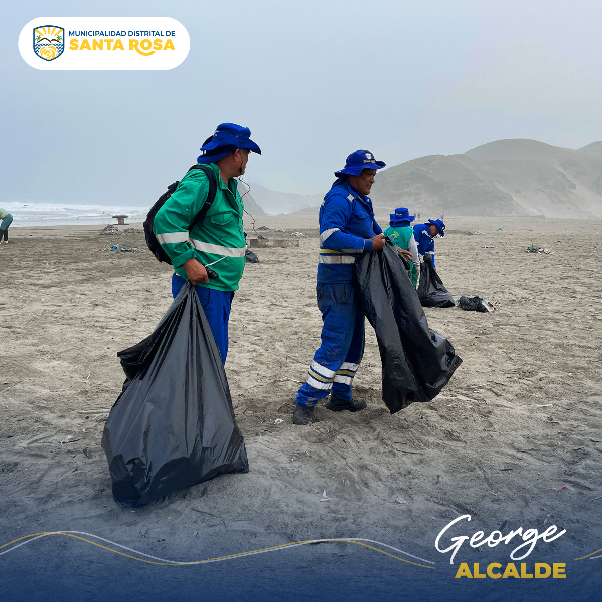 Más trabajos en nuestra playa