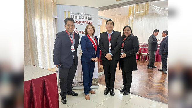 Delegación de la Corte Superior del Callao participó en el 2do Encuentro Nacional de Unidades de Flagrancia en Tacna los dias 4 y 5 de junio