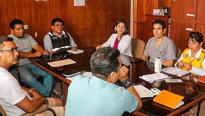Comisión de seguridad ciudadana coordina acciones con instituciones locales