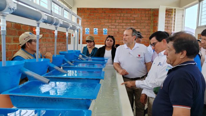 Plan Binacional Perú-Ecuador inaugura el Centro de Producción de Alevines en para impulsar la acuicultura en Suyo
