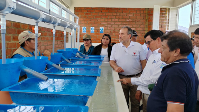 Plan Binacional Perú-Ecuador inaugura el Centro de Producción de Alevines en para impulsar la acuicultura en Suyo