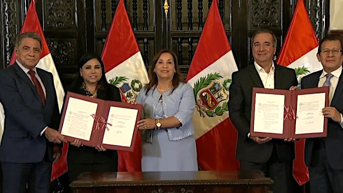 • Ley fue firmada hoy por el Estado peruano.