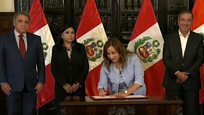 • Ley fue firmada hoy por el Estado peruano.