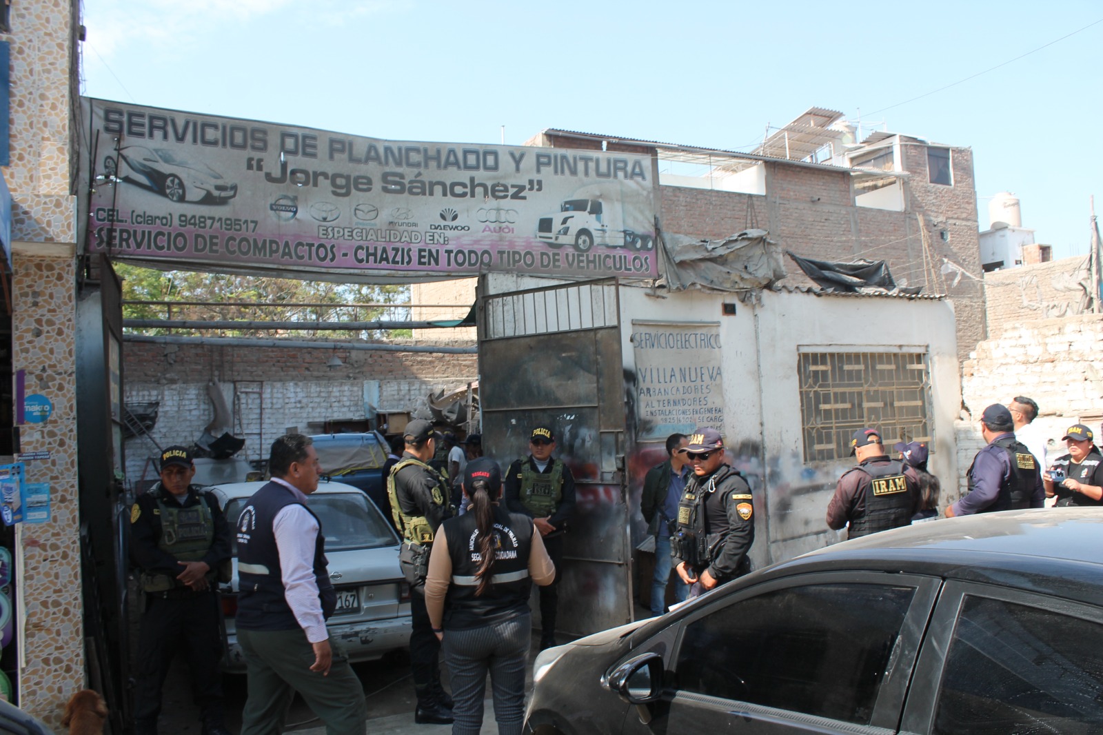 Intervienen talleres mecánicos para identificar vehículos robados