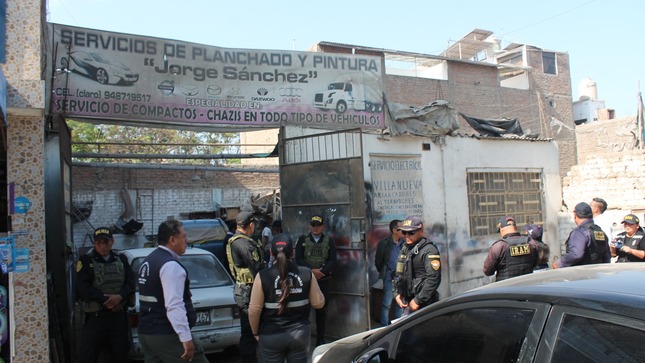 Intervienen talleres mecánicos para identificar vehículos robados