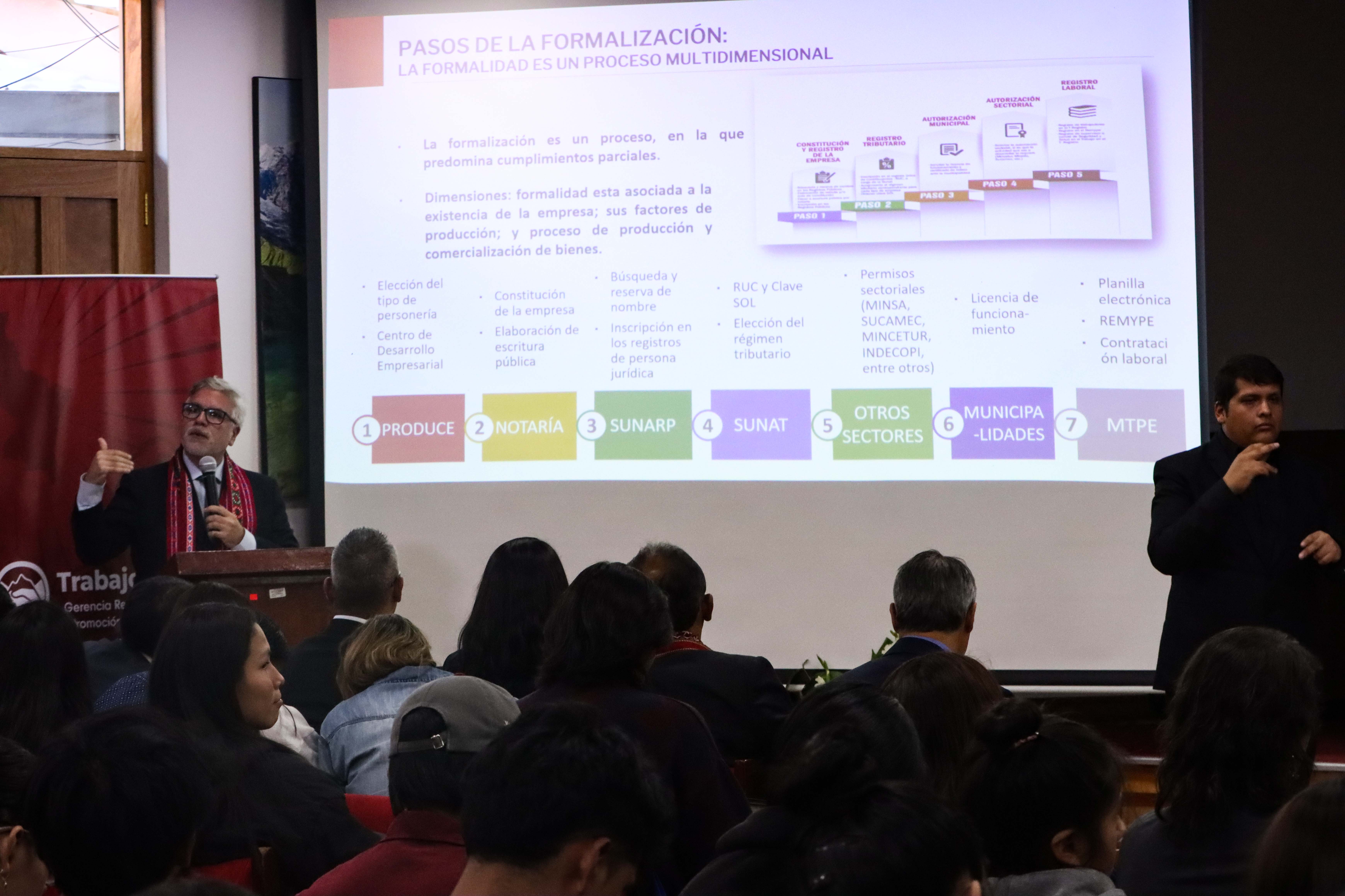 Gobierno Regional Cusco Promueve La Formalización Laboral En El Sector Turismo