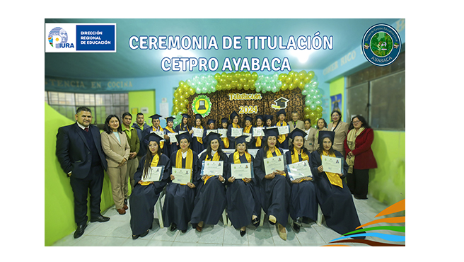 Ceremonia de Titulación en CETPRO Ayabaca