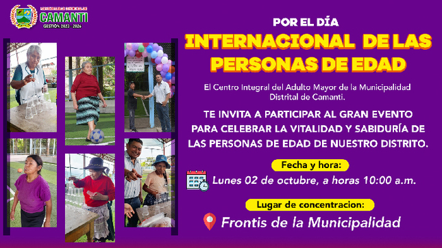 Gran Celebración del Día Internacional de las Personas de Edad en Camanti