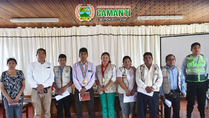 Juramentación de Nuevos Tenientes Gobernadores en el Distrito de Camanti