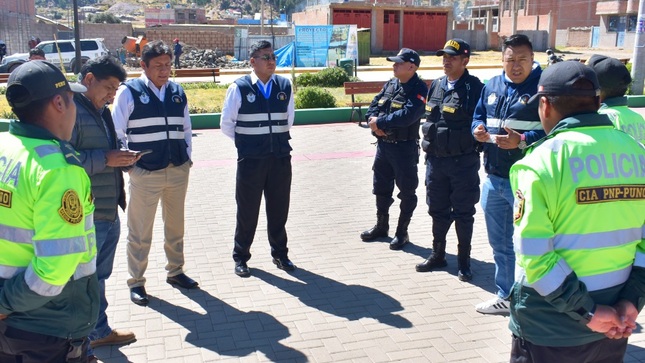 Continúan coordinaciones con el centro poblado de Jallihuaya para seguir fortaleciendo la seguridad ciudadana