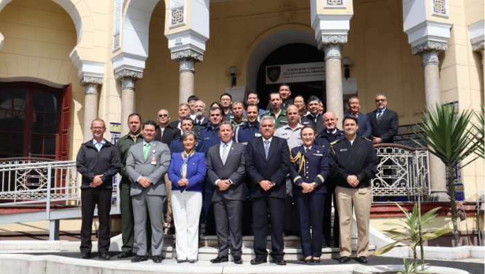 La ACFFAA marcó un hito al realizar un primer conversatorio internacional con los agregados militares destacados en Perú