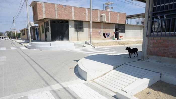 Calles pavimentadas