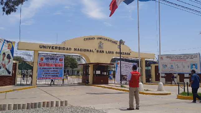 La Contraloría General advirtió filtraciones y deficiencias de construcción en el reservorio que forma parte del proyecto mejoramiento y ampliación del sistema de agua potable y alcantarillado de la Universidad Nacional San Luis Gonzaga. 