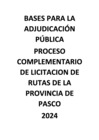 Vista preliminar de documento BASES COMPLEMENTARIAS