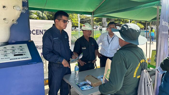 Electrocentro presente en feria interinstitucional por Día Mundial del Medio Ambiente en Pichanaqui