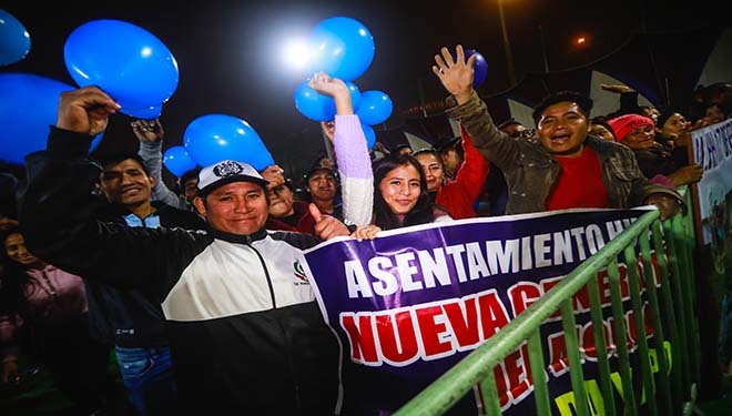 Vecinos del distrito son los más emocionados 