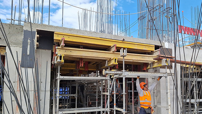 Avanzan los trabajos de construcción de la IE San Marcos en Cajamarca