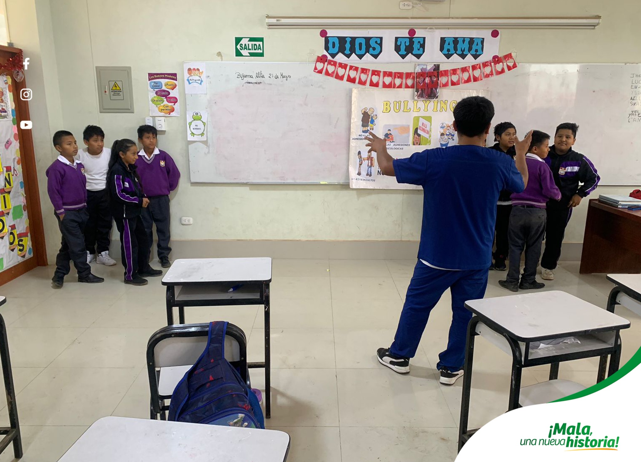 Se Realizaron los Talleres de "ANTI BULLYING" en la IE 20832 "Bujama Alta", Parte del Programa "Pasando Lista con la DEMUNA"