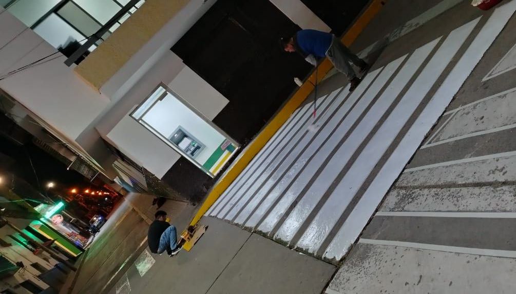 MPC Realizó señalización en plaza mayor