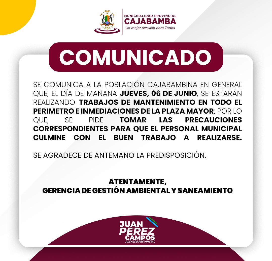 Comunicado