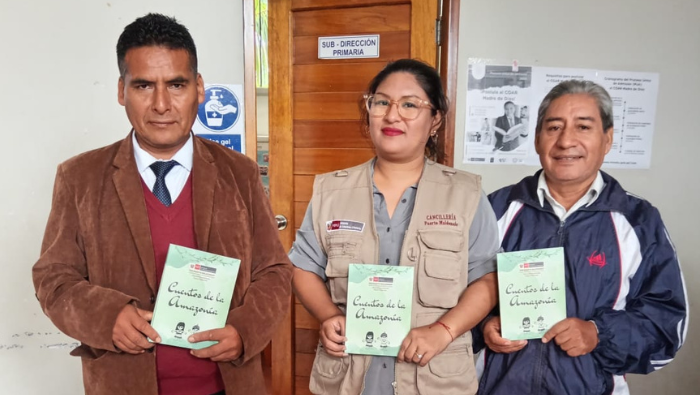 “Cuentos de la Amazonía”: impulsan lectura en Puerto Maldonado con donación de ejemplares a instituciones educativas