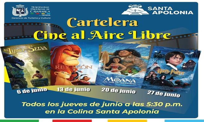 📣 Continúa nuestro Cine al Aire Libre 🎞️ en la Colina Santa Apolonia, y en junio te traemos las mejores historias 🎥. ¿Cuál es tu película favorita?