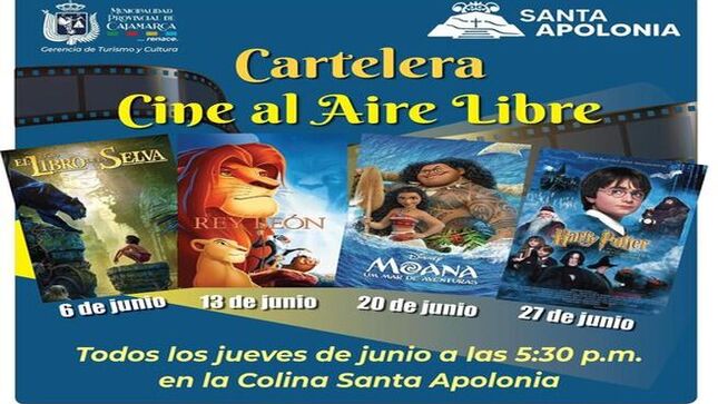 📣 Continúa nuestro Cine al Aire Libre 🎞️ en la Colina Santa Apolonia, y en junio te traemos las mejores historias 🎥. ¿Cuál es tu película favorita?