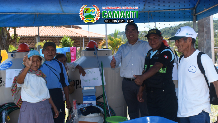 Entrega de Kits de Herramientas a Juntas Administradoras de Servicios de Saneamiento en Camanti