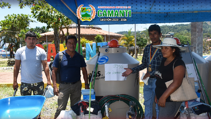 Entrega de Kits de Herramientas a Juntas Administradoras de Servicios de Saneamiento en Camanti