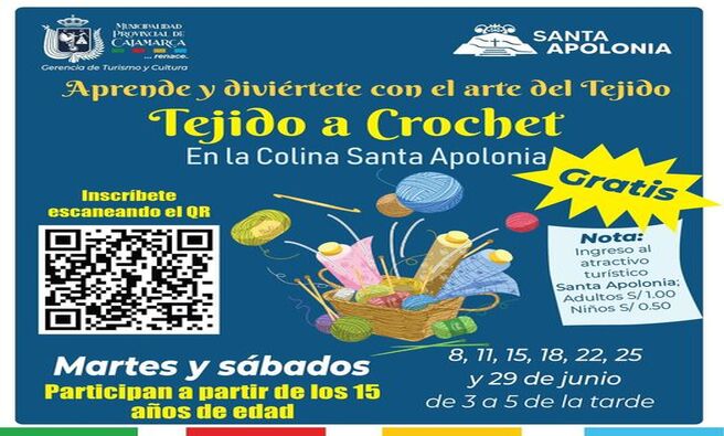 Sólo En La Colina Santa Apolonia.
Inscríbete aquí: https://forms.gle/jNCJhupffzCQP7TQ6
o Escanea el QR En La publicación ¡Y Empieza A Aprender En la Colina Santa Apolonia!