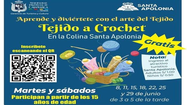 Sólo En La Colina Santa Apolonia.
Inscríbete aquí: https://forms.gle/jNCJhupffzCQP7TQ6
o Escanea el QR En La publicación ¡Y Empieza A Aprender En la Colina Santa Apolonia!