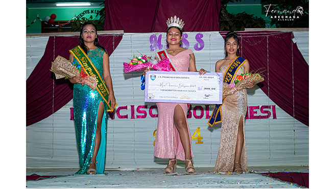 Celebración del 47º aniversario de la I.E. Francisco Bolognesi con elección de Miss 2024