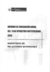 Vista preliminar de documento Informe de Evaluación Anual del Plan Operativo Institucional 2015 (Tomo I)