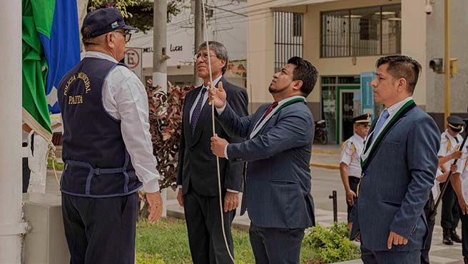 Paiteños conmemoran los 492° años de la fundación de Paita