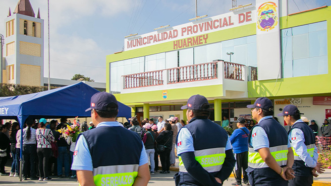 Municipalidad Provincial de Huarmey, rindió homenaje al Sr. Daniel Samuel Robles Rama, ex trabajador municipal.