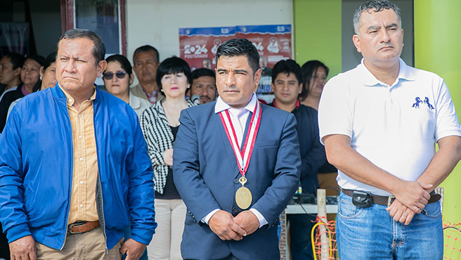 Municipalidad Provincial de Huarmey, rindió homenaje al Sr. Daniel Samuel Robles Rama, ex trabajador municipal.