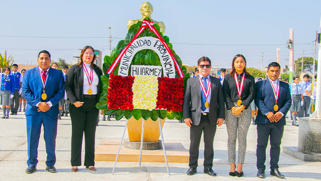 Ceremonia por el 144° Aniversario de la Batalla de Arica é Inmolación del Coronel Francisco Bolognesi así también el Juramento de Fidelidad 