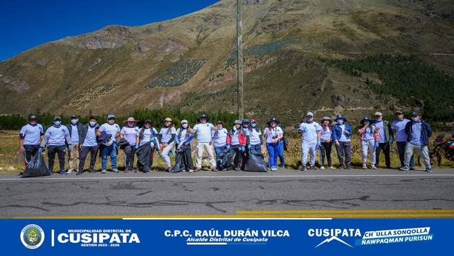 Hoy 05 de junio, en conmemoraciΓ³n por el DΓa Mundial del Medio Ambiente, esta maΓ±ana la Municipalidad de Cusipata