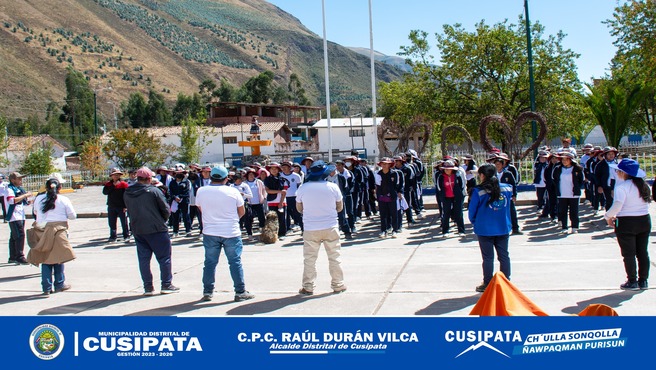 Hoy 05 de junio, en conmemoraciΓ³n por el DΓa Mundial del Medio Ambiente, esta maΓ±ana la Municipalidad de Cusipata