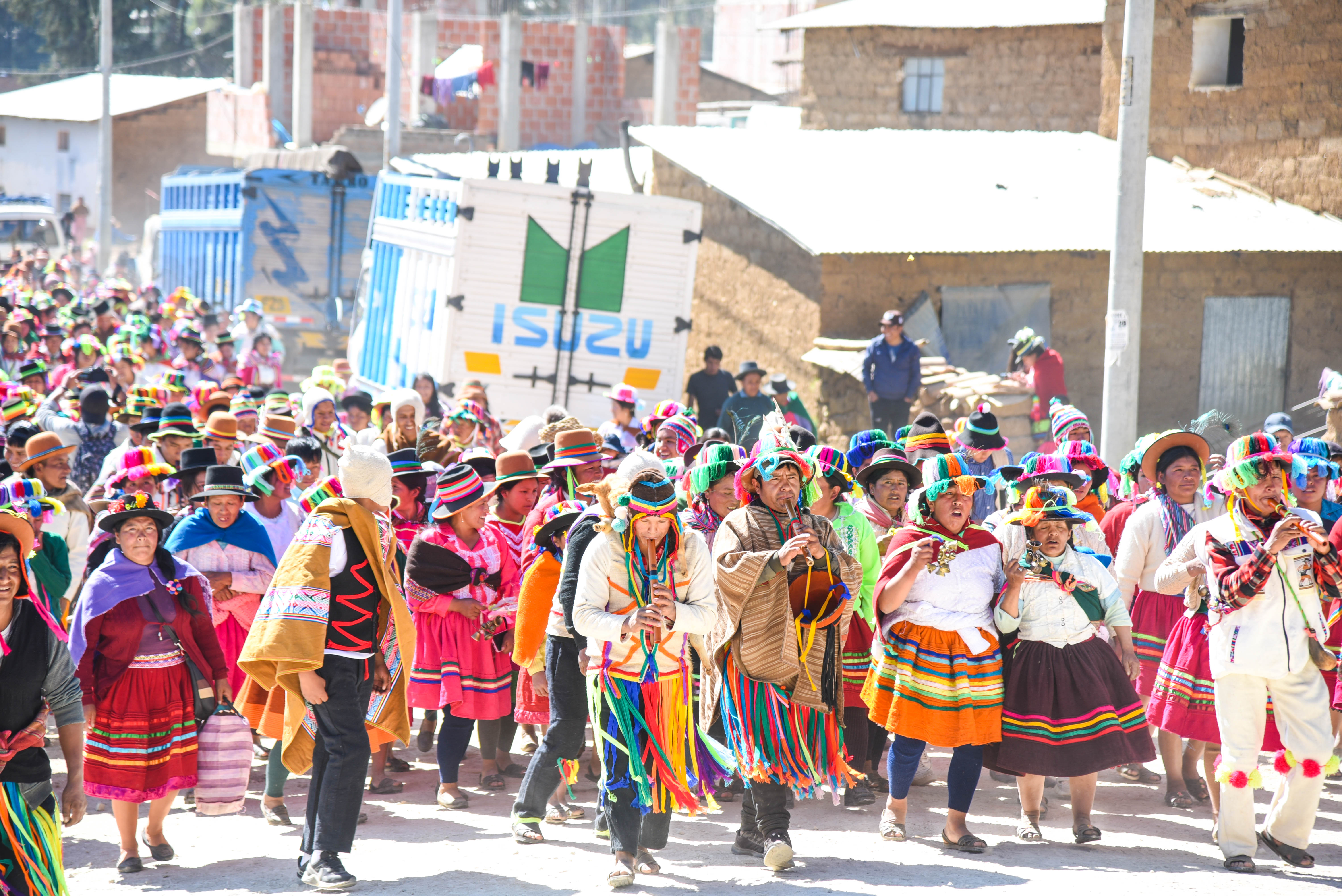 Imagen de la escenificación del Carnaval Originario