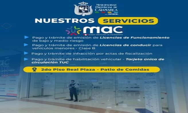 📌Conoce todos los servicios que tenemos en las oficinas de Mejor Atención al Ciudadano. 😎💻
🥳Visita y realiza todos tus trámites de forma inmediata - 2° PISO REAL PLAZA - PATIO DE COMIDAS 🤝