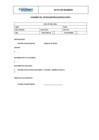 Vista preliminar de documento Formato: Acta de reunión