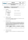 Vista preliminar de documento Formato: Especificaciones del requerimiento